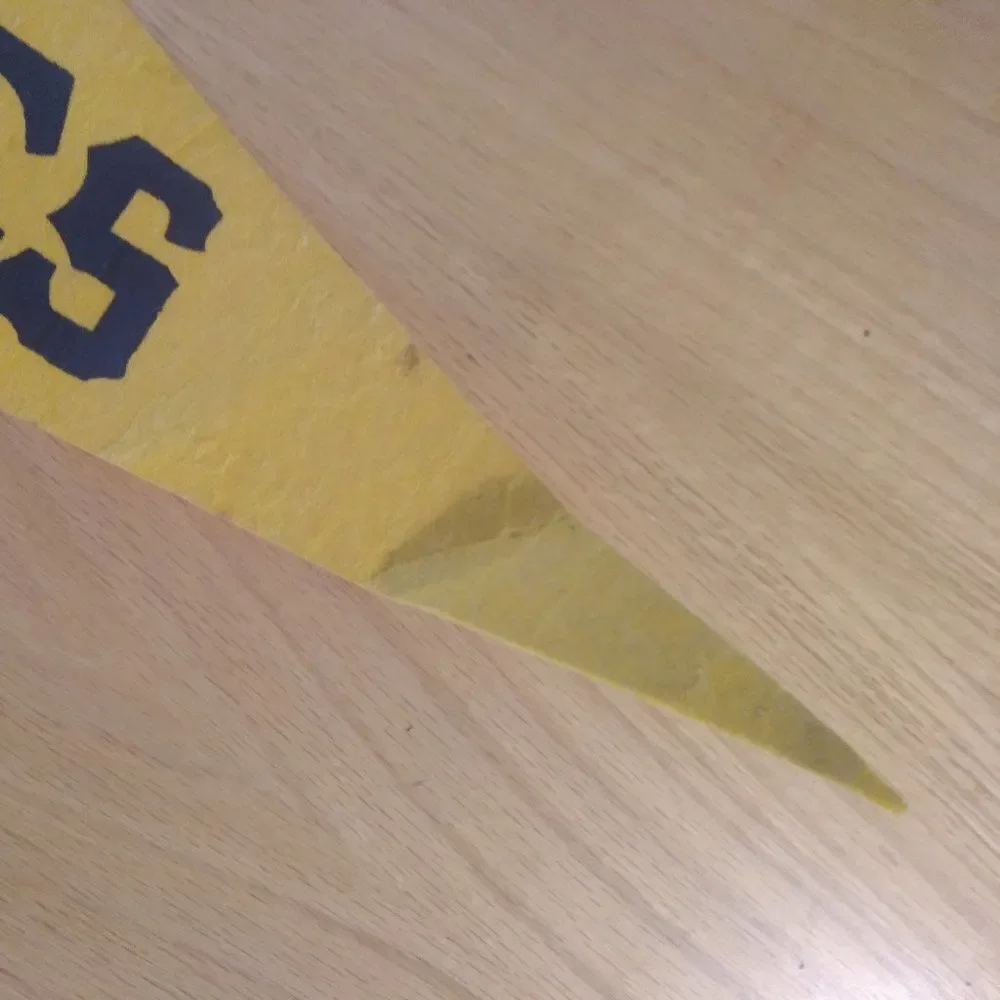 Vintage 60s Pittsburgh Pirates MLB Pennant Flag